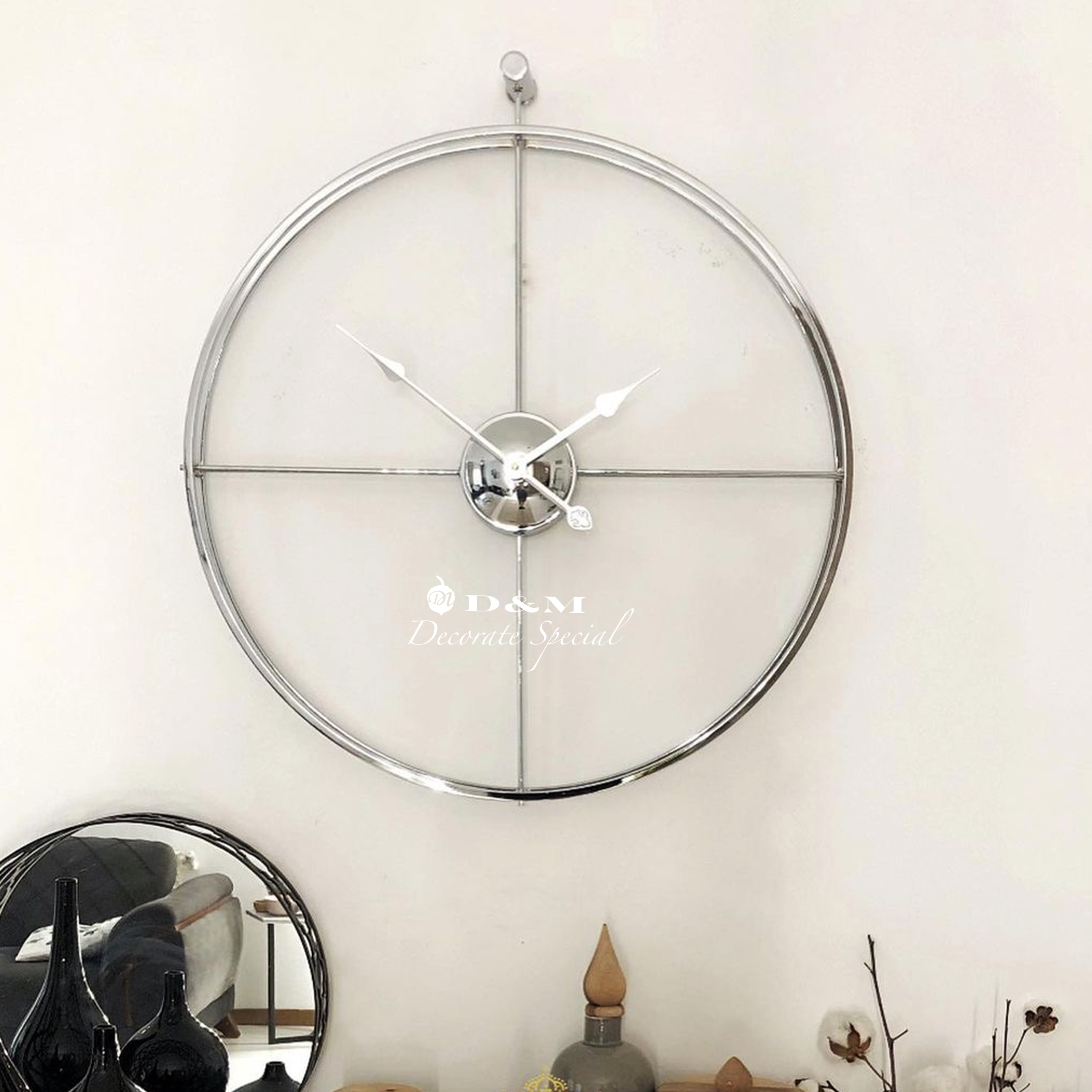 ساعت دیواری ex-1 سیلور